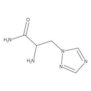 2-amino-3-(1H-1,2,4-triazol-1-yl)propanamide Structure