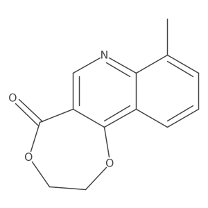 8-methyl-2H-[1,4]dioxepino[6,5-c]quinolin-5(3H)-one Structure