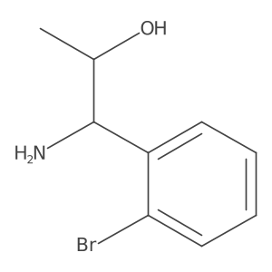 (1R,2S)-1-Amino-1-(2-bromophenyl)propan-2-OL Structure