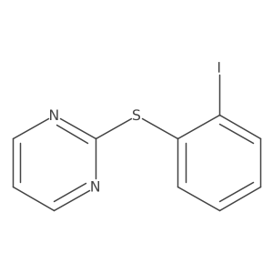 2-[(2-Iodophenyl)thio]pyrimidine结构式