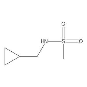 N-(cyclopropylmethyl)methanesulfonamide Structure