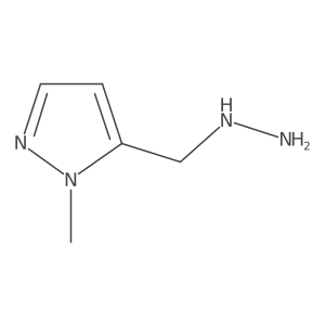 5-(hydrazinylmethyl)-1-methyl-1H-pyrazole Structure