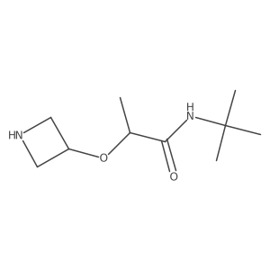 2-(Azetidin-3-yloxy)-N-(tert-butyl)propanamide Structure