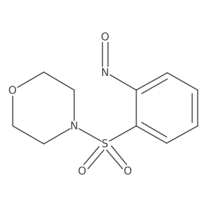 Morpholine,4-[(2-nitrosophenyl)sulfonyl]- Structure