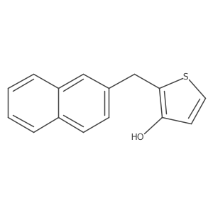 2-(Naphthalen-2-ylmethyl)thiophen-3-ol Structure