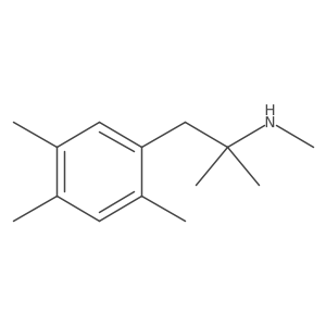 Methyl[2-methyl-1-(2,4,5-trimethylphenyl)propan-2-yl]amine结构式