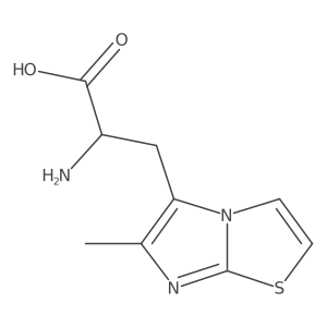 2-Amino-3-{6-methylimidazo[2,1-b][1,3]thiazol-5-yl}propanoic acid Structure