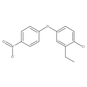 4-(4-Chloro-3-ethylphenoxy)-1-nitrobenzene Structure