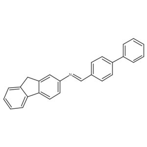 N-([1,1a(2)-Biphenyl]-4-ylmethylene)-9H-fluoren-2-amine Structure