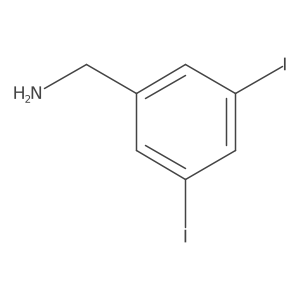 1-(3,5-Diiodophenyl)methanamine Structure