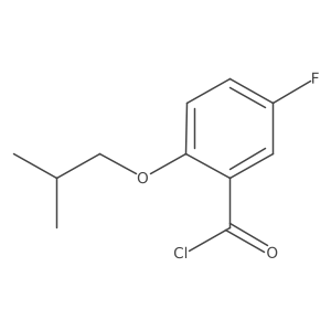 2-iso-Butoxy-5-fluorobenzoyl chloride结构式