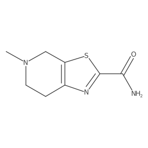 5-Methyl-4H,5H,6H,7H-[1,3]thiazolo[5,4-c]pyridine-2-carboxamide Structure