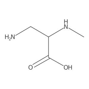 3-Amino-2-methylamino-propionic acid Structure