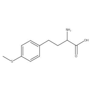 2-Amino-4-(4-(methylthio)phenyl)butanoic acid Structure
