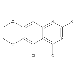2,4,5-Trichloro-6,7-dimethoxyquinazoline结构式