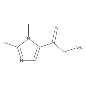 2-Amino-1-(1,2-dimethyl-1H-imidazol-5-yl)ethan-1-one Structure