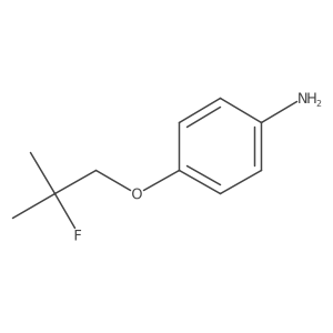4-(2-Fluoro-2-methylpropoxy)aniline结构式