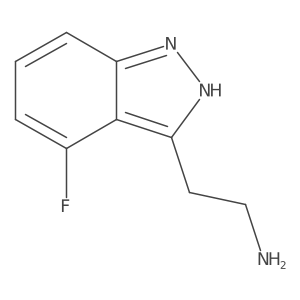 2-(4-Fluoro-1H-indazol-3-yl)ethanamine Structure