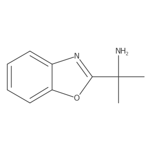 2-(1,3-Benzoxazol-2-yl)propan-2-amine结构式