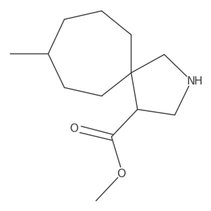 Methyl 8-methyl-2-azaspiro[4.6]undecane-4-carboxylate Structure