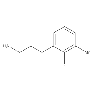 3-(3-Bromo-2-fluorophenyl)butan-1-amine Structure