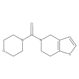 (6,7-dihydrothieno[3,2-c]pyridin-5(4H)-yl)(morpholino)methanone结构式