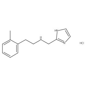 (1H-imidazol-2-ylmethyl)[2-(2-methylphenyl)ethyl]amine hydrochloride结构式