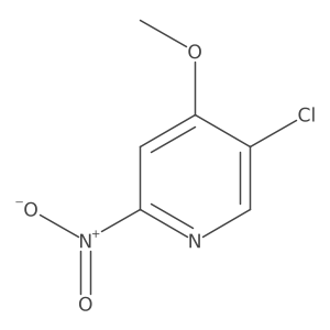 5-Chloro-4-methoxy-2-nitropyridine Structure