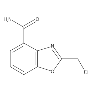 2-(Chloromethyl)benzo[d]oxazole-4-carboxamide Structure