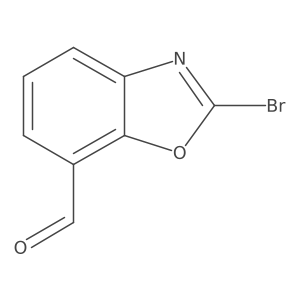 2-Bromobenzo[d]oxazole-7-carbaldehyde结构式