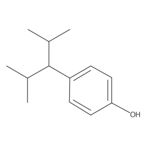 4-[2-Methyl-1-(1-methylethyl)propyl]phenol Structure
