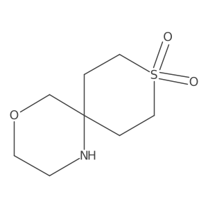 4-Oxa-9lambda6-thia-1-azaspiro[5.5]undecane-9,9-dione结构式
