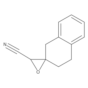 3,4-Dihydro-1H-spiro[naphthalene-2,2'-oxirane]-3'-carbonitrile结构式