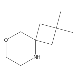2,2-Dimethyl-8-oxa-5-azaspiro[3.5]nonane Structure