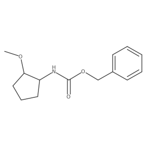 Benzyl (1r)-2-methoxycyclopentylcarbamate Structure