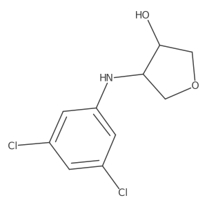 (3R,4S)-4-[(3,5-dichlorophenyl)amino]oxolan-3-ol Structure