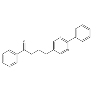 N-(2-(2-phenylpyrimidin-5-yl)ethyl)nicotinamide Structure