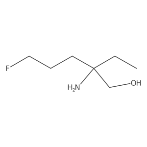 2-Amino-2-ethyl-5-fluoropentan-1-ol Structure