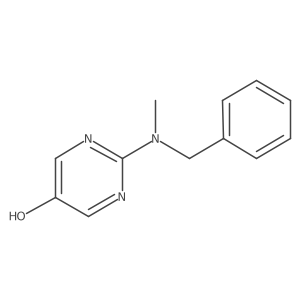 2-[Methyl(phenylmethyl)amino]-5-pyrimidinol Structure