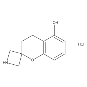 Spiro[azetidine-3,2'-chroman]-5'-ol hydrochloride结构式