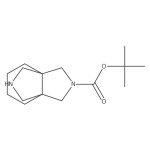 tert-Butyl tetrahydro-1H-3a,7a-(methanoiminomethano)isoindole-2(3H)-carboxylate Structure