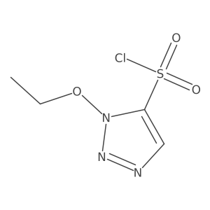 1-ethoxy-1H-1,2,3-triazole-5-sulfonyl chloride Structure