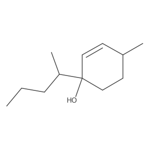 4-Methyl-1-(pentan-2-yl)cyclohex-2-en-1-ol Structure