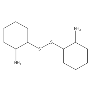 (1S,2S)-2-{[(1R,2R)-2-aminocyclohexyl]disulfanyl}cyclohexan-1-amine Structure