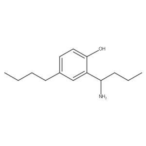 2-(1-Aminobutyl)-4-butylphenol结构式