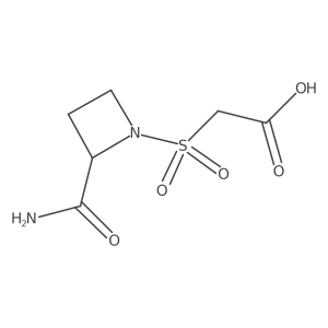 2-[(2-Carbamoylazetidin-1-yl)sulfonyl]acetic acid Structure