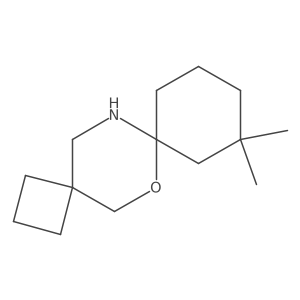 9,9-Dimethyl-6-oxa-13-azadispiro[3.2.5^{7}.2^{4}]tetradecane Structure