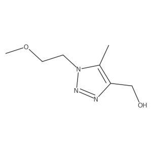 [1-(2-methoxyethyl)-5-methyl-1H-1,2,3-triazol-4-yl]methanol Structure