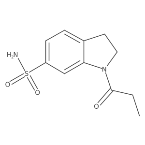 1-propanoyl-2,3-dihydro-1H-indole-6-sulfonamide Structure