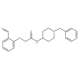 2-(2-Formylphenoxy)-N-[1-(pyridin-4-ylmethyl)piperidin-4-yl]acetamide Structure
